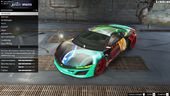 Bunter Rauch Jester Textur