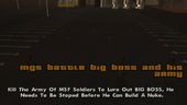 MGS Battle Big Boss And His Army