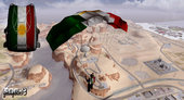 GTA V Parachute With Kurdish Flag
