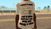 GTA V 10th Anniversary T-Shirt for CJ