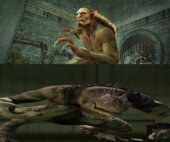 TASM VIllains Game Pack: The Vermin and The Iguana bosses.