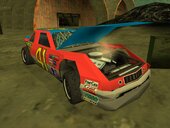 Daytona USA's Hornet but it's an actual vehicle