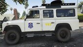 Land Rover Defender: Vatrogasci Spasioci - Sektor za vanredne situacije | Fire department of Serbia [Replace | ELS]