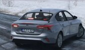Ford Focus Unmarked Turkish Police Add-On/Replace