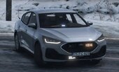 Ford Focus Unmarked Turkish Police Add-On/Replace