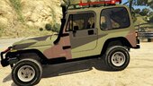Jeep Wrangler 1986: Vojska Srbije | Serbian Army [ADD-ON | HQ]