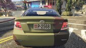 BYD F3 : Vojska Srbije | Serbian Army [Replace | ELS]