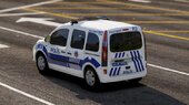 Renault Kangoo 2 Polis Asayiş Boyali Tampon [Kaplama]