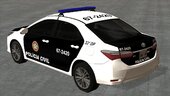 Toyota Corolla 2018 PCERJ 