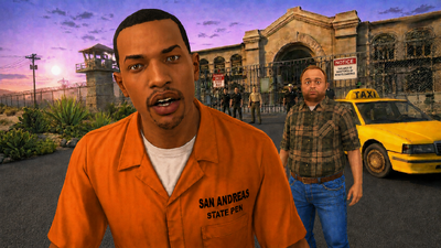 San Andreas State Penitentiary Prison Shirt for CJ