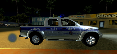 Nissan Traffic Police Pickup Truck Vietnamese for Mobile