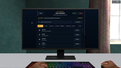 Interactive Gaming PC, Desk & Chair Setup