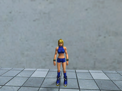 Zero Suit Samus from Super Smash for Bros 3DS