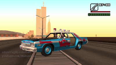 Dodge Monaco 1974 NYPD Police Car Vandalized The Warriors
