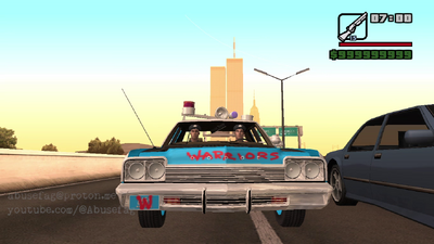 Dodge Monaco 1974 NYPD Police Car Vandalized The Warriors