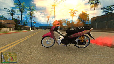 Pink Honda Wave