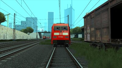 DB BR101 and DB Bimz 546