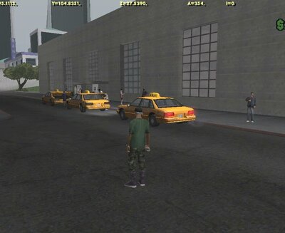 S6 LifeSituacion: Taxistas Y Peds Fuera de estacion Tren SF, Csa Ambiental