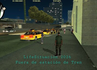 S6 LifeSituacion: Taxistas Y Peds Fuera de estacion Tren SF, Csa Ambiental