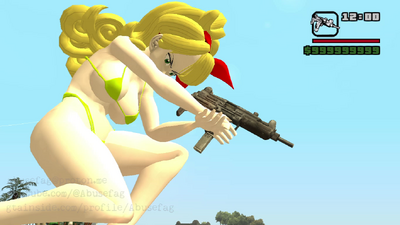 Bikini Bad Launch ランチ Ranchi Lunch Dragon Ball skin