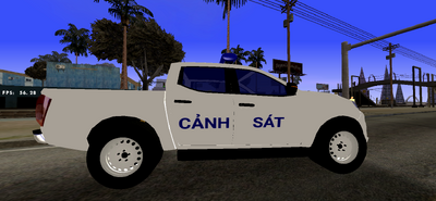 Vietnamese Police Pickup Truck (NP300) For Mobile