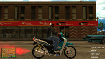 Wave Alpha 110 Mottled Blue-Black