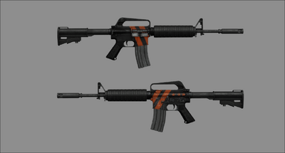 XM177E2 with Skins Pack